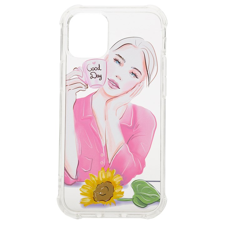 Girl Pink iPhone 12 mini TPU UV Print Case	