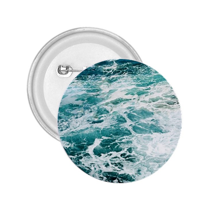 Blue Crashing Ocean Wave 2.25  Buttons