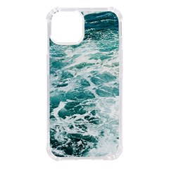 Blue Crashing Ocean Wave Iphone 14 Tpu Uv Print Case by Jack14