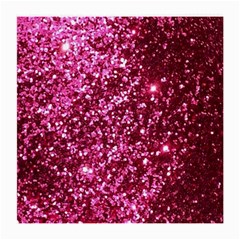 Pink Glitter Medium Glasses Cloth (2 Sides) by Amaryn4rt