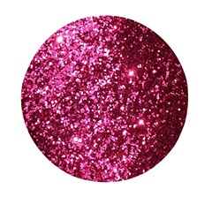 Pink Glitter Mini Round Pill Box (pack Of 5) by Amaryn4rt