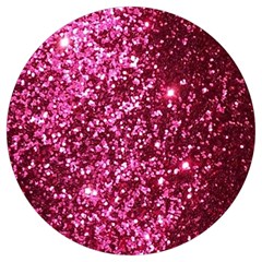 Pink Glitter Round Trivet by Amaryn4rt