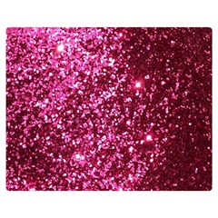 Pink Glitter Premium Plush Fleece Blanket (medium) by Amaryn4rt