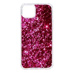 Pink Glitter Iphone 14 Plus Tpu Uv Print Case by Amaryn4rt