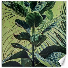 Botanical Tropical Motif Photo Art Canvas 12  X 12  by dflcprintsclothing