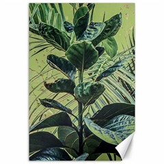 Botanical Tropical Motif Photo Art Canvas 24  X 36 