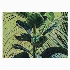 Botanical Tropical Motif Photo Art Large Glasses Cloth (2 Sides) by dflcprintsclothing