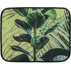 Botanical Tropical Motif Photo Art Fleece Blanket (mini) by dflcprintsclothing