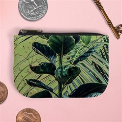 Botanical Tropical Motif Photo Art Mini Coin Purse