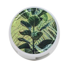 Botanical Tropical Motif Photo Art 4-port Usb Hub (one Side) by dflcprintsclothing