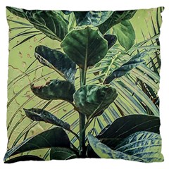 Botanical Tropical Motif Photo Art Large Cushion Case (one Side) by dflcprintsclothing