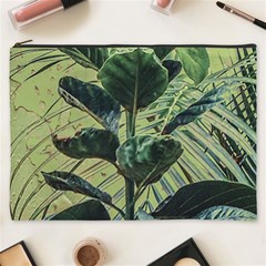 Botanical Tropical Motif Photo Art Cosmetic Bag (xxxl) by dflcprintsclothing