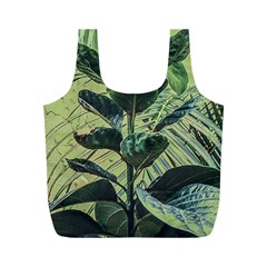 Botanical Tropical Motif Photo Art Full Print Recycle Bag (m) by dflcprintsclothing