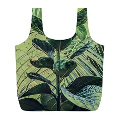 Botanical Tropical Motif Photo Art Full Print Recycle Bag (l) by dflcprintsclothing