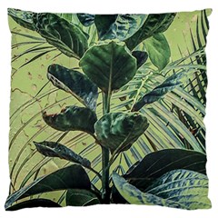 Botanical Tropical Motif Photo Art Standard Premium Plush Fleece Cushion Case (two Sides) by dflcprintsclothing