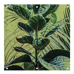 Botanical Tropical Motif Photo Art Banner And Sign 4  X 4  by dflcprintsclothing