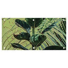 Botanical Tropical Motif Photo Art Banner And Sign 6  X 3  by dflcprintsclothing