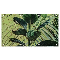 Botanical Tropical Motif Photo Art Banner And Sign 7  X 4  by dflcprintsclothing