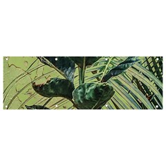 Botanical Tropical Motif Photo Art Banner And Sign 9  X 3  by dflcprintsclothing