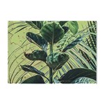 Botanical Tropical Motif Photo Art Crystal Sticker (A4) Front