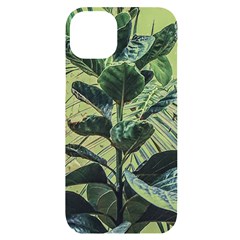 Botanical Tropical Motif Photo Art Iphone 14 Plus Black Uv Print Case