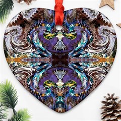  Violet Symmetry Ornament (heart)