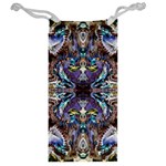  violet symmetry Jewelry Bag Back