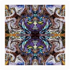  Violet Symmetry Medium Glasses Cloth (2 Sides) by kaleidomarblingart