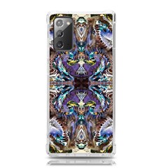  Violet Symmetry Samsung Galaxy Note 20 Tpu Uv Case by kaleidomarblingart