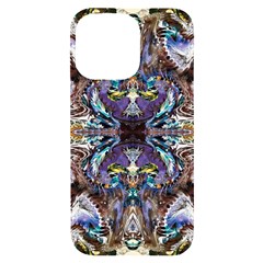  Violet Symmetry Iphone 14 Pro Max Black Uv Print Case by kaleidomarblingart