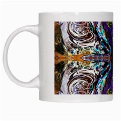  Violet Symmetry White Mug by kaleidomarblingart