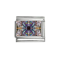  Violet Symmetry Italian Charm (9mm) by kaleidomarblingart