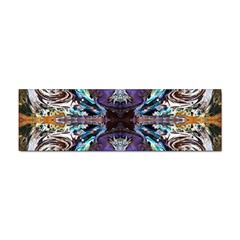  Violet Symmetry Sticker (bumper) by kaleidomarblingart