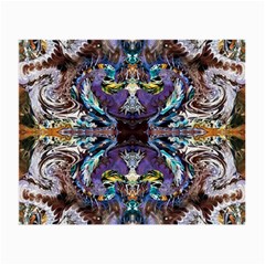  Violet Symmetry Small Glasses Cloth by kaleidomarblingart