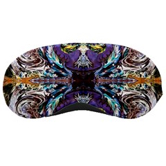  Violet Symmetry Sleep Mask by kaleidomarblingart