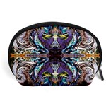  violet symmetry Accessory Pouch (Large) Front