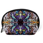  violet symmetry Accessory Pouch (Large) Back