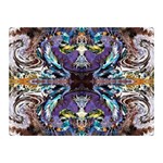  violet symmetry Two Sides Premium Plush Fleece Blanket (Mini) 35 x27  Blanket Back