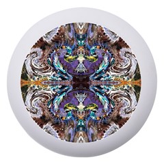  Violet Symmetry Dento Box With Mirror by kaleidomarblingart