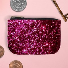 Pink Glitter Mini Coin Purse by Amaryn4rt