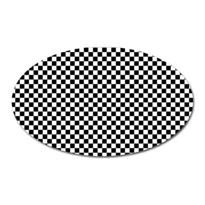 Space Patterns Oval Magnet