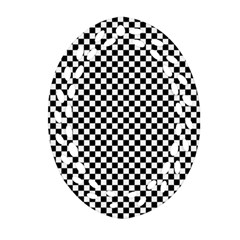 Space Patterns Oval Filigree Ornament (two Sides)