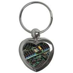 Computer Ram Tech - Key Chain (heart) by Amaryn4rt