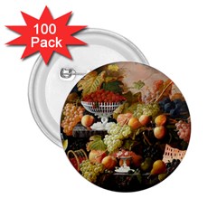 Abundance Of Fruit Severin Roesen 2 25  Buttons (100 Pack) 