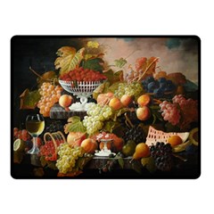 Abundance Of Fruit Severin Roesen Fleece Blanket (small) by Amaryn4rt