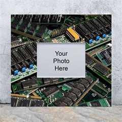 Computer Ram Tech - White Wall Photo Frame 5  X 7  by Amaryn4rt