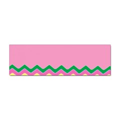 Easter Chevron Pattern Stripes Sticker Bumper (100 Pack) by Amaryn4rt