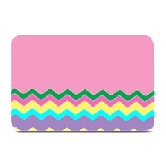 Easter Chevron Pattern Stripes Plate Mats by Amaryn4rt