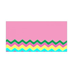 Easter Chevron Pattern Stripes Yoga Headband by Amaryn4rt