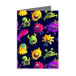 Space Patterns Mini Greeting Card Left